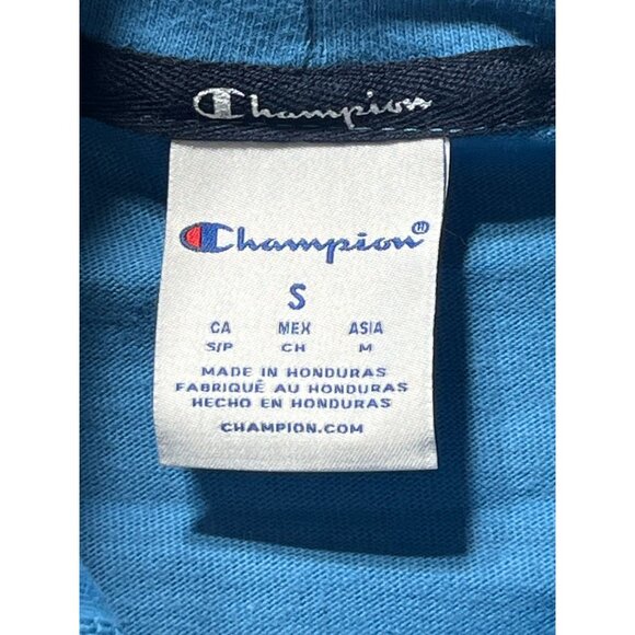 Champion - Men's Sleeveless Hoodie - Light Blue - Small - Picture 11 of 16